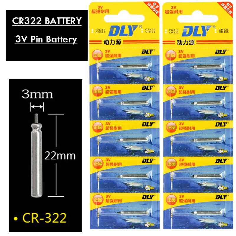 10 قطعة/الوحدة CR322 بطاريات الصيد تعويم 3 V الليثيوم ضوء الليل دبوس خلايا تعويم Bobbers اكسسوارات الصيد أدوات يتناول 10 قطعة/الوحدة CR322 بطاريات الصيد تعويم 3 V الليثيوم ضوء الليل دبوس خلايا تعويم Bobbers اكسسوارات الصيد أدوات يتناول