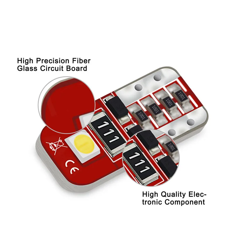 10 шт. T10 светодиодный светильник W5W 168 194 светодиодный светильник на танкетке для салона автомобиля Освещение номерного знака для Toyota Camry Yaris Mitsubishi Mazda Lexus