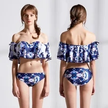 В Европе и Горячая и сексуальная леди пикантный купальник-бикини falbala г-н ни для 9102