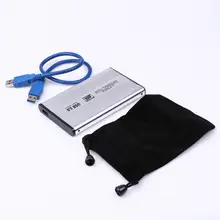 USB 3,0 внешний жесткий диск SATA корпус алюминиевый 2,5 дюймов жесткий диск коробка для хранения hdd caddy с USB 3,0 кабель отвертка