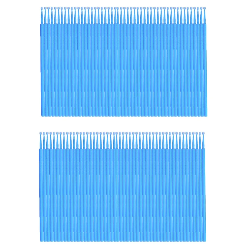 100 шт. 0,25/0,20/0,15 см одноразовые микрометрические между зубами, щеточка для зубов, множество цветов на аппликатор ватным тампоном, тушь для ресниц и бровей удаление инструмент тампоны татуировки Microbrush комплект