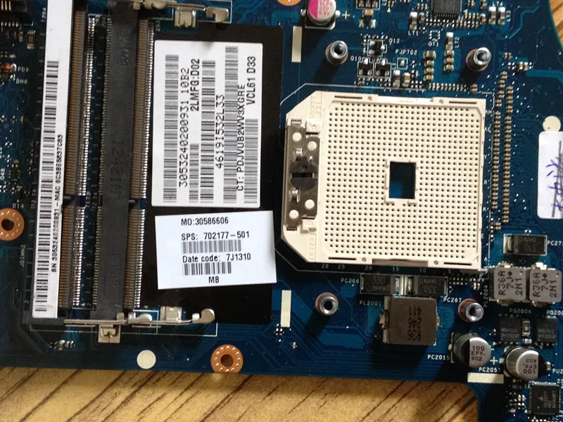 702177-501 702177-001 مناسبة ل HP الحسد M6 اللوحة المحمول HD7670M/2G LA-8712P