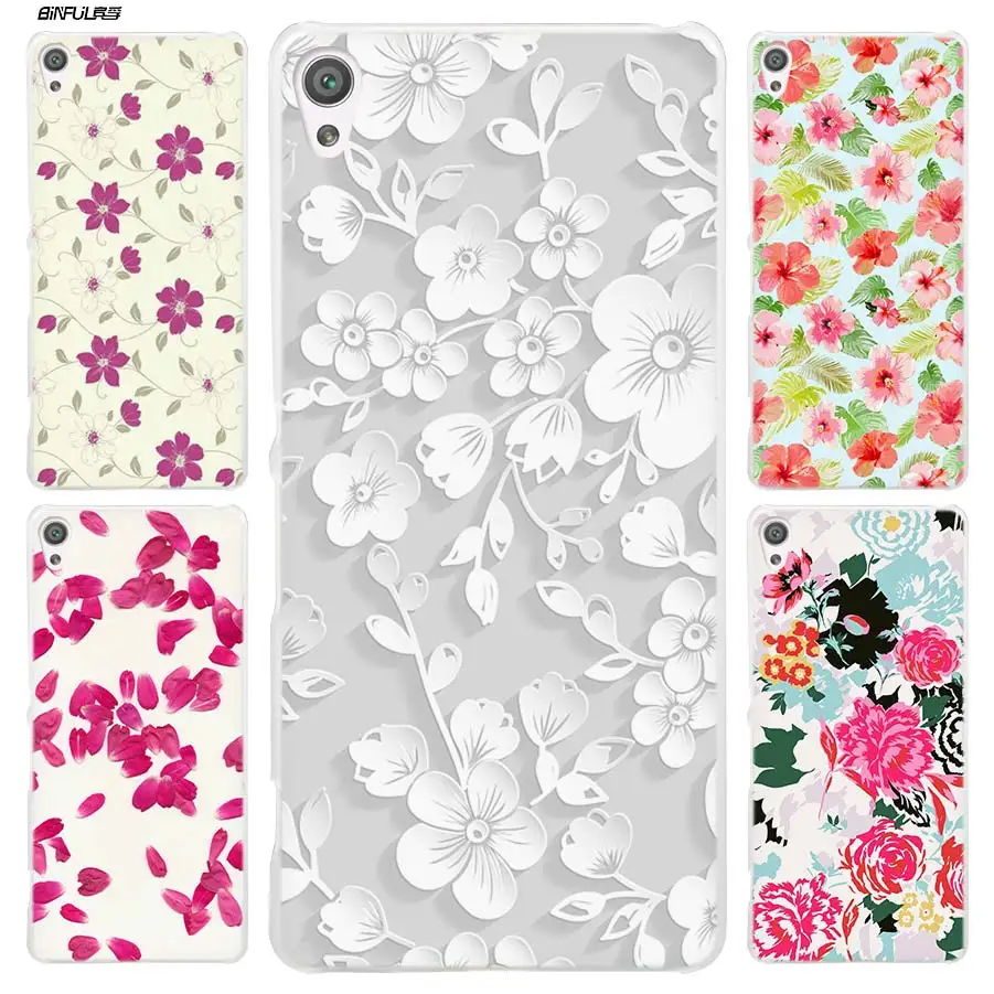 

BiNFUL New Petal sketch Clear Cover Case for Sony Xperia XA XA1 X XZ Z5 Z1 Z2 Z3 M4 Aqua M5 E4 E5 C4 C5 Compact Premium