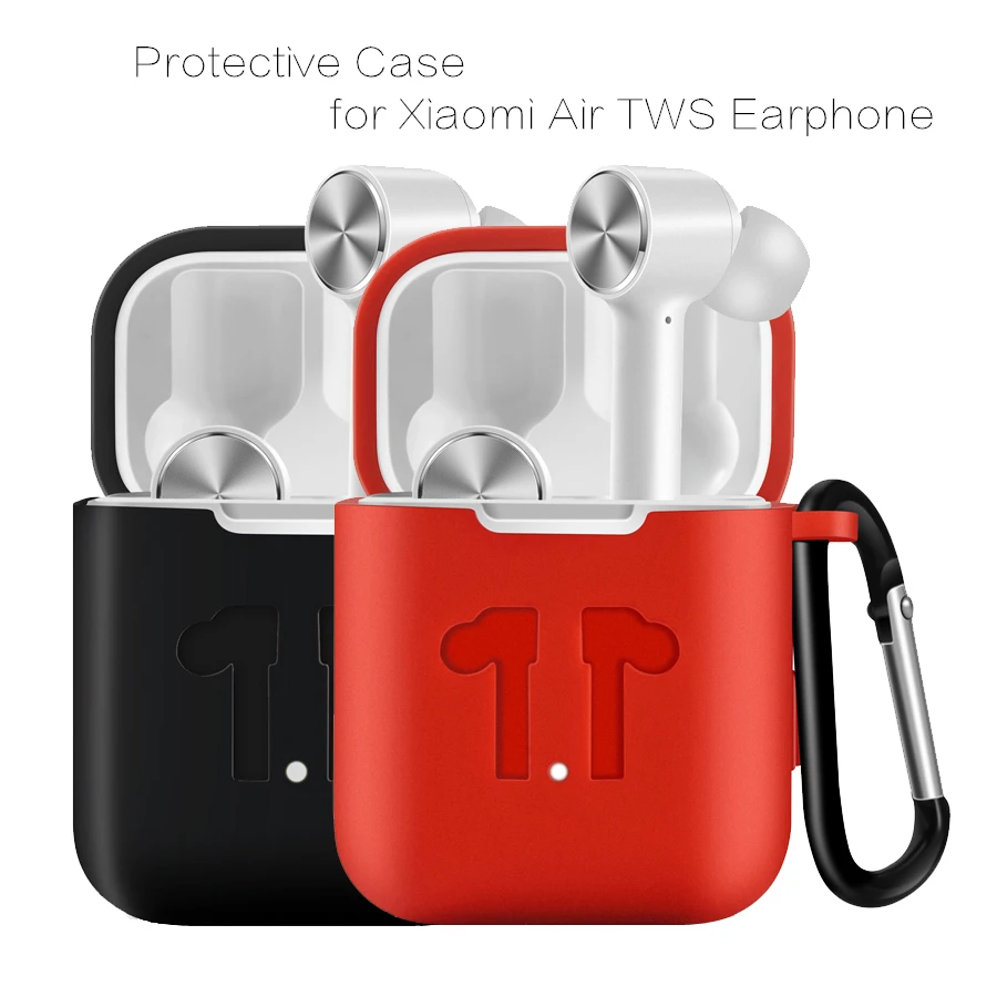 Силиконовый чехол для Xiaomi Airdots Pro True Wireless противоударные чехлы наушников Air