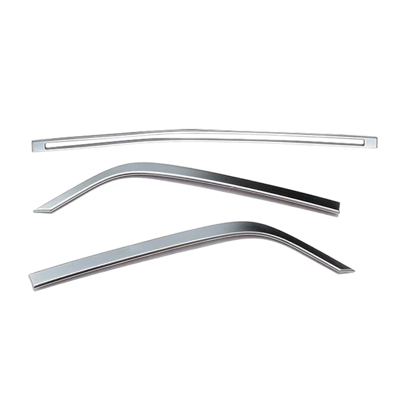 

Car Styling! 3pcs ABS Matte Rear Boot Trunk Spoiler Wing Lip Trim For Land Rover Discovery Sport 2015 2016 2017