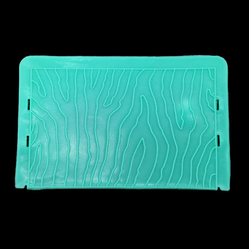 

Bark Texture Shapes Silicone Baking Mat, Fondant Cake Embossing Gumpaste Decorating Mold Tools
