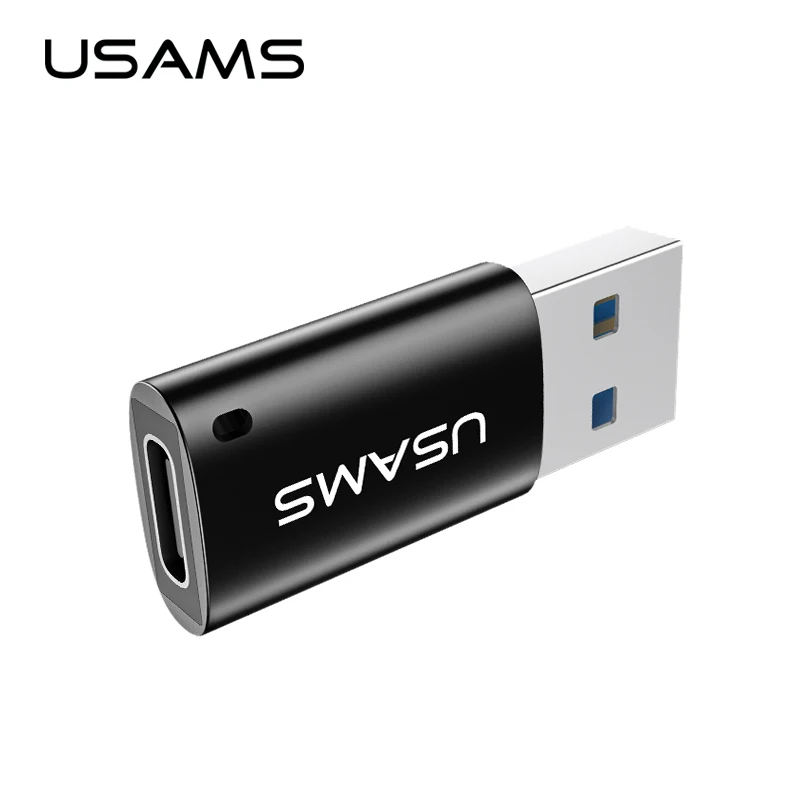 USB 3.0 to Type C Adapter Alumium Alloy Plating USAMS Data Sync Charging For Samsung S8 Note 8 adapter Type-C OTG c usb | Мобильные