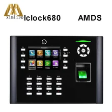 Посещаемость времени и контроль доступа с AMDS связью ICLOCK680 устройства