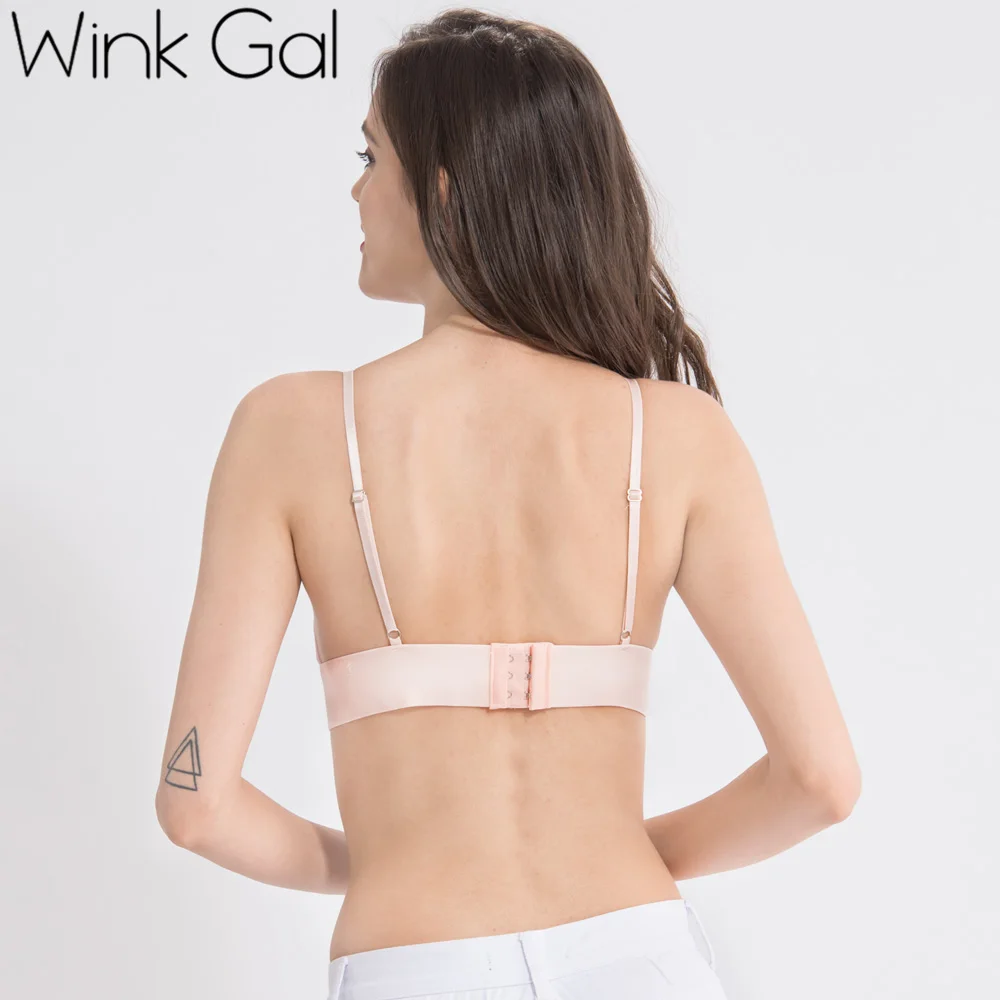 Wink Gal новинка 2018 кружевной бюстгальтер без косточек сексуальный с глубоким