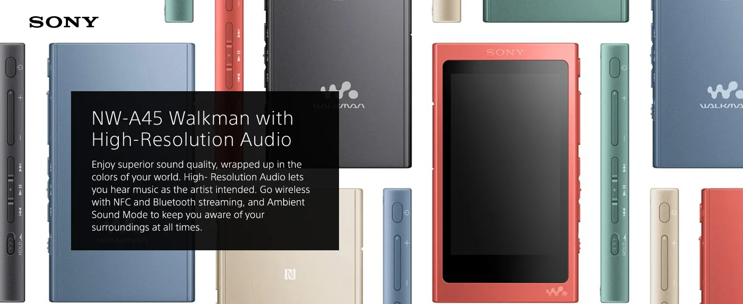 USED SONY Sony NW-A45 Walkman with Hi-Res Audio music player E-Book Reading touch screen