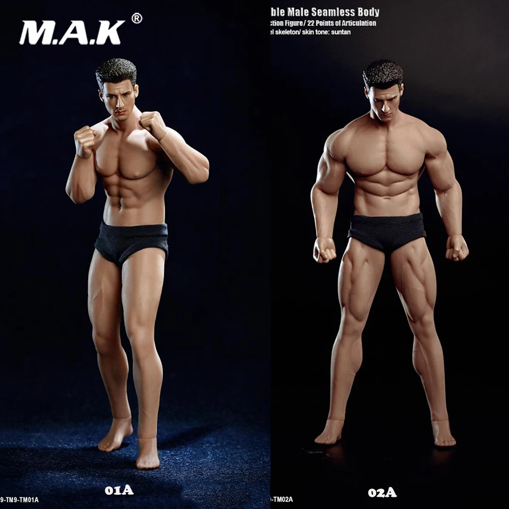 16 3 см TBLeague PH2019 TM01A/02A 1/12th мужской Suntan Skin бесшовная мини фигурка с головой полный