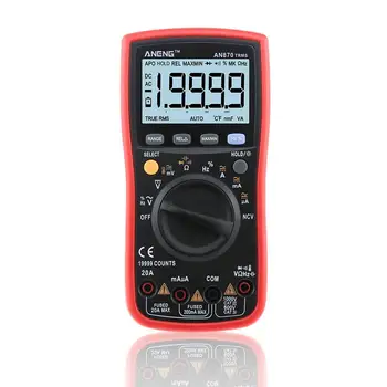 

Auto Range Digital Precision multimeter True-RMS 19999 COUNTS NCV Ohmmeter AC/DC Voltage Ammeter Transistor Tester Multi Meter