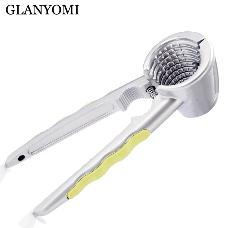 

Aluminum Nutcracker with Four Nips Clamps Kitchen Tool Multi-Functional Nut Cracker Sheller Walnut Cracker Plier Opener Tool