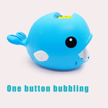 

2020 New Automatic Bubble Machine Cartoon Whale Bubble Blower Maker for Kids