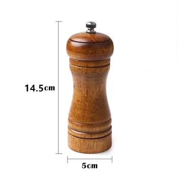 Eco-Friendly Classical Wooden Spice Mill 3