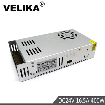 

Single Output DC 24V 16.5A 400W Power Supply Transformer 110V 220V AC to DC24V Power Adapter for Led strip lamp CNC CCTV Stepper
