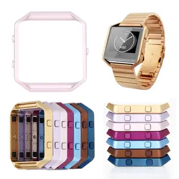 

Polished Stainless Steel Metal Frame Holder Shell for Fitbit Blaze