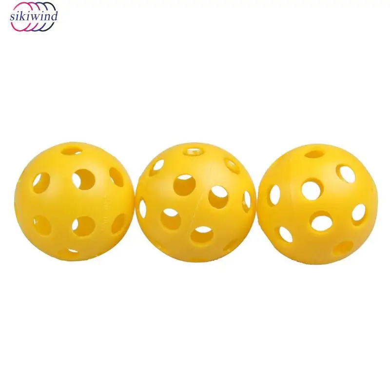 50 قطعة/المجموعة الجملة البلاستيك مرونة كرات الجولف Whiffle تدفق الهواء الجوف الغولف ممارسة التدريب الإيدز إكسسوارات رياضية التدريب