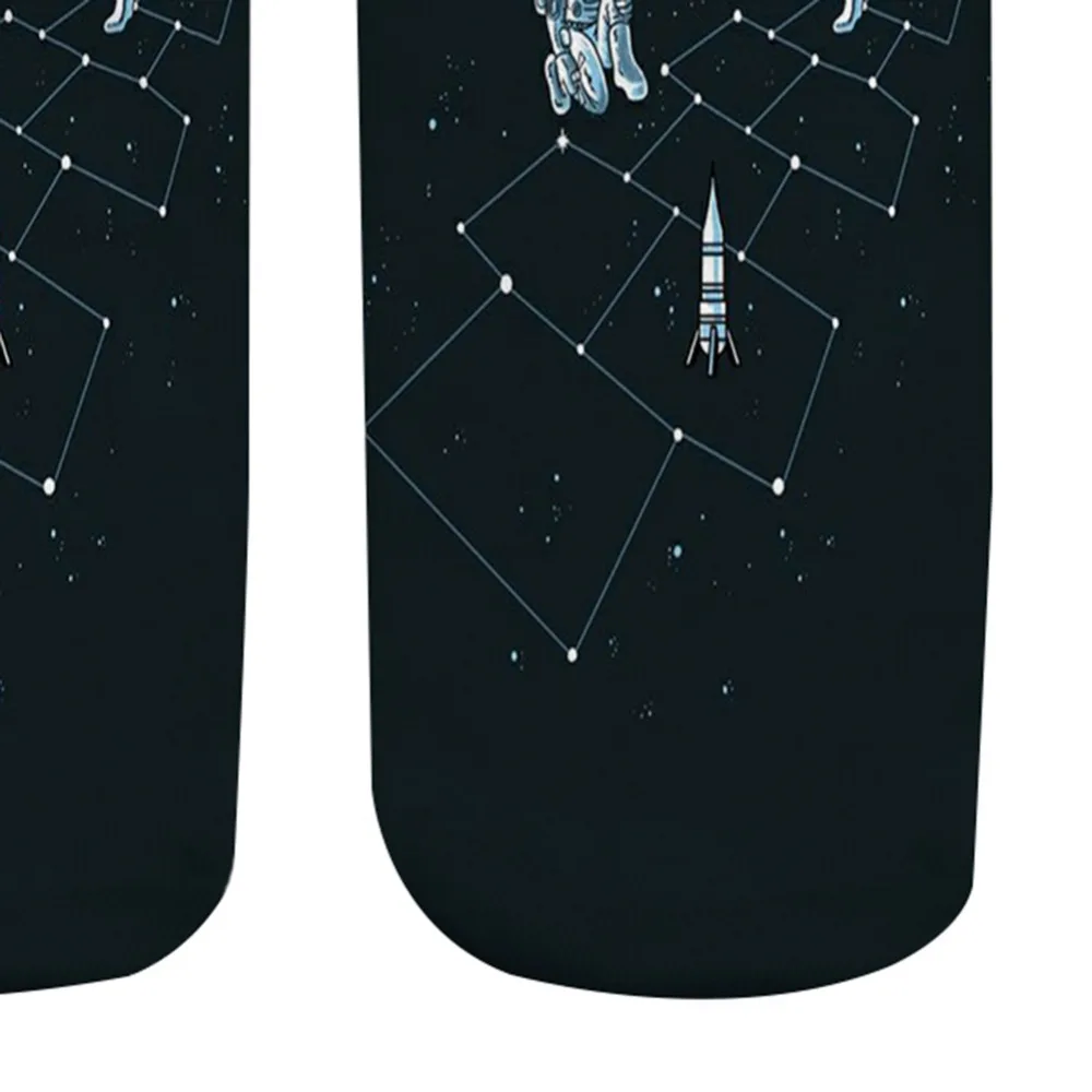 2018-astronauta-3D-dise-o-impreso-divertido-Calcetines-para-las-mujeres-Low-Cut-ankle-Happy-Calcetines (2)