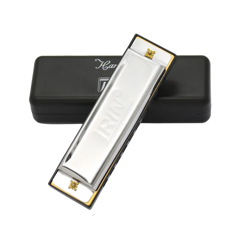 

2018 New Blues Harmonica 10-Hole 20-Tone Harmonica Key Of C Professional Harmonica Resin Chrome Mouth Organ