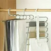 Лидер продаж, новейшая мода, 5 в 1, полки для брюк, вешалки для одежды из нержавеющей стали, многофункциональная Волшебная вешалка для гардеро... ► Фото 2/6