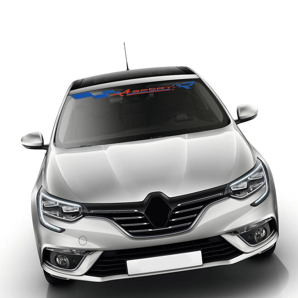 Светоотражающая наклейка на ветровое стекло для Renault Clio Megane 2 3 Captur Laguna Scenic Logan Sandero