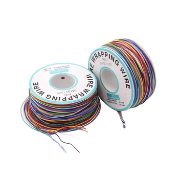 

30AWG 0.5mm PCB flying jumper wire OK line Wrapping Wrap Flexible insulation tin-plated 250meter 820FT single conductor