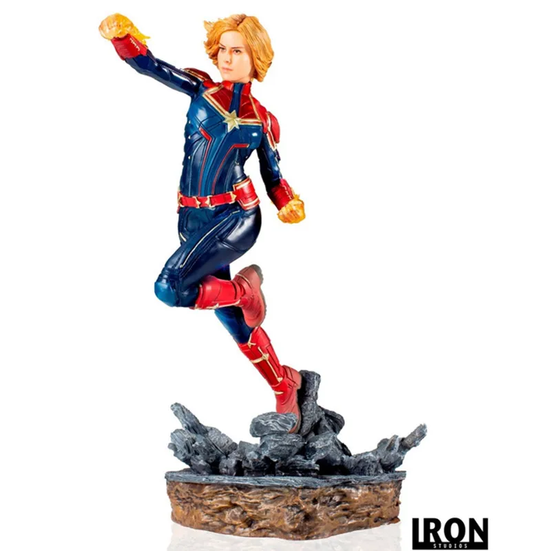 

The Avengers 4 Captain Marvel Brie Larson Superhero 1/10 GK Statue Action Figure Collect Model Toy M1147