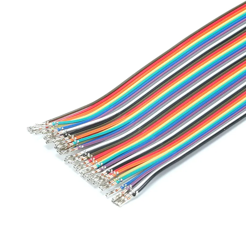 40 pcs 20cm 40P 40 Way Dupont Cable Female To Female Double Terminal (2)