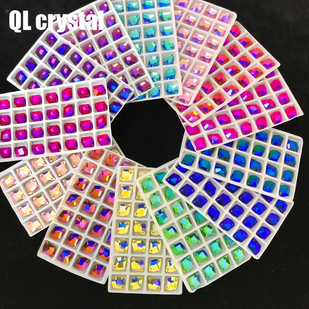 

ALL Size ALL Color AB Special-shaped Sew on Crystal Rhinestone Flatback for wedding Dress clothes shoes bags accessories