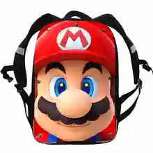 Рюкзаки с изображением супер Марио, аниме, звездная ночь, пингвин, медведь, мальчики, девочки, подростковые школьные сумки, Mochila, коробка для ланча, чехол-карандаш