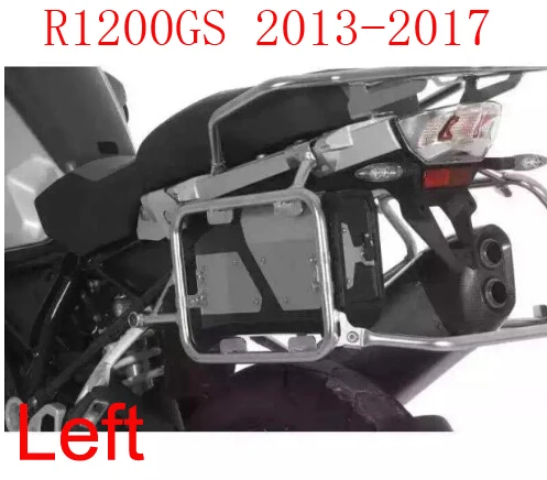 Декоративная коробка из нержавеющей стали для BMW R1200GS LC adventure 2004- ящик для инструментов подходит для бокового кронштейна BMW - Цвет: 2013-2017