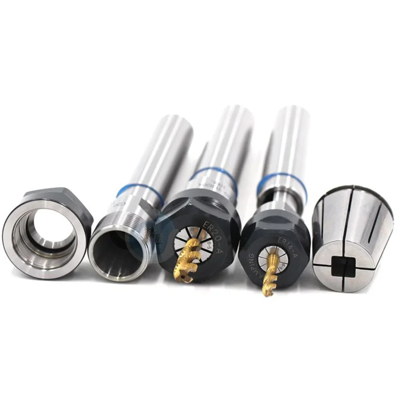 1pcs C16 C20 C25 TER ER16 ER20 ER25 80L 100L Floating telescopic extended tool holder Thread tapping tool holder cnc lathes