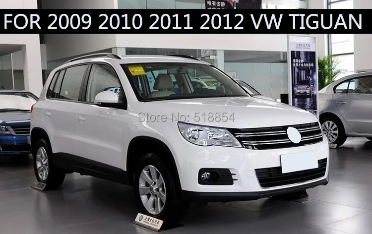 Аксессуары 2 шт./компл. подходит для VOLKSWAGEN VW 2009 2010 2011 2012 TIGUAN задняя хромированная противотуманная фара накладка крышка-отражатель рамка