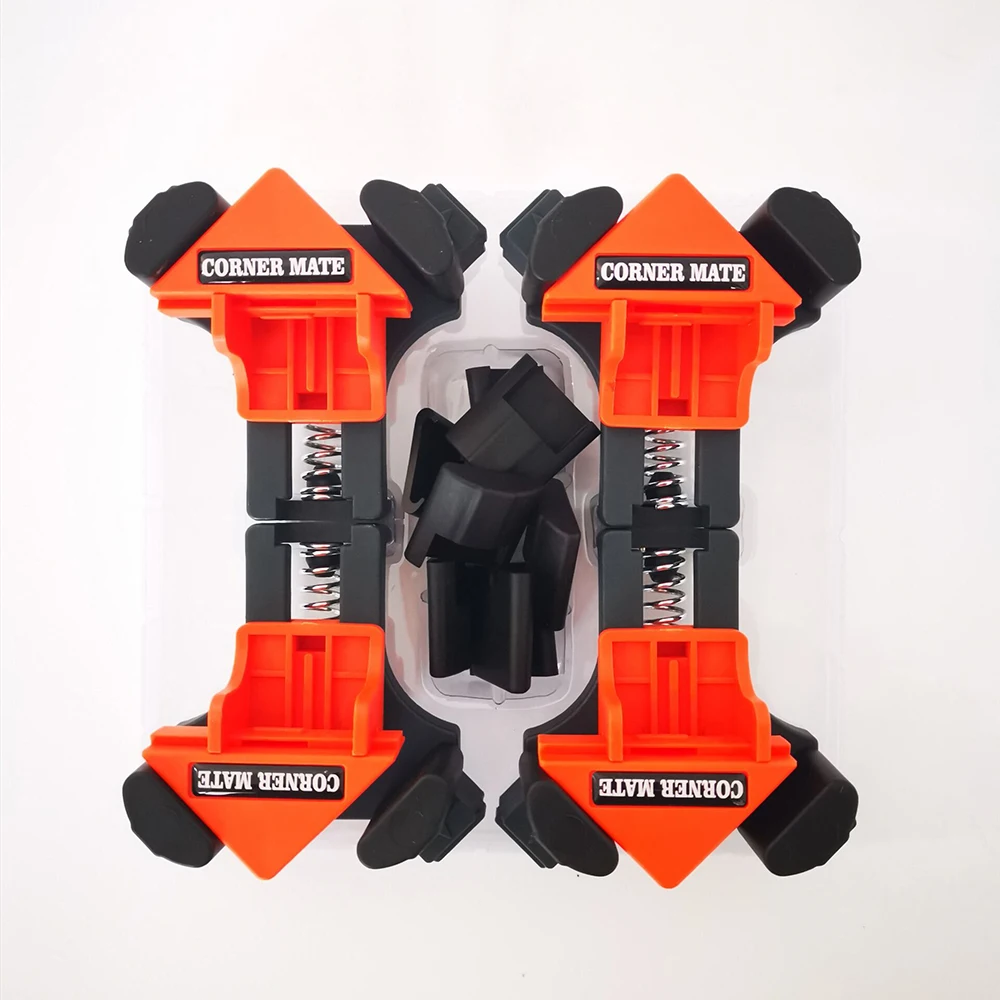 

4 in 1 Woodworking Right Angle Fixed Clip 90 Degree Holder Clip Photo Frame Clip DIY Spring Clip G Word Clip