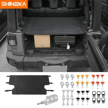 SHINEKA 4 Porte Bagagliaio di Un’auto Della Copertura Della Coda Della Porta Vite Fibbia Smontare Smontare Smontare Strumento di Rimozione per Jeep Wrangler JK 2007 +