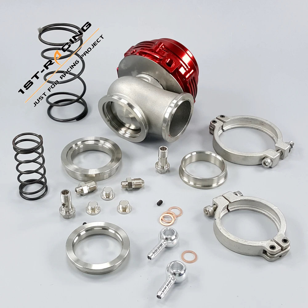 One Set RED 44mm VBand External Turbo Wastegate Spring 14PSI stainless