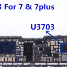 10 шт./партия U3703 для iphone 7 7 plus дисплей и сенсорный источник питания микросхема