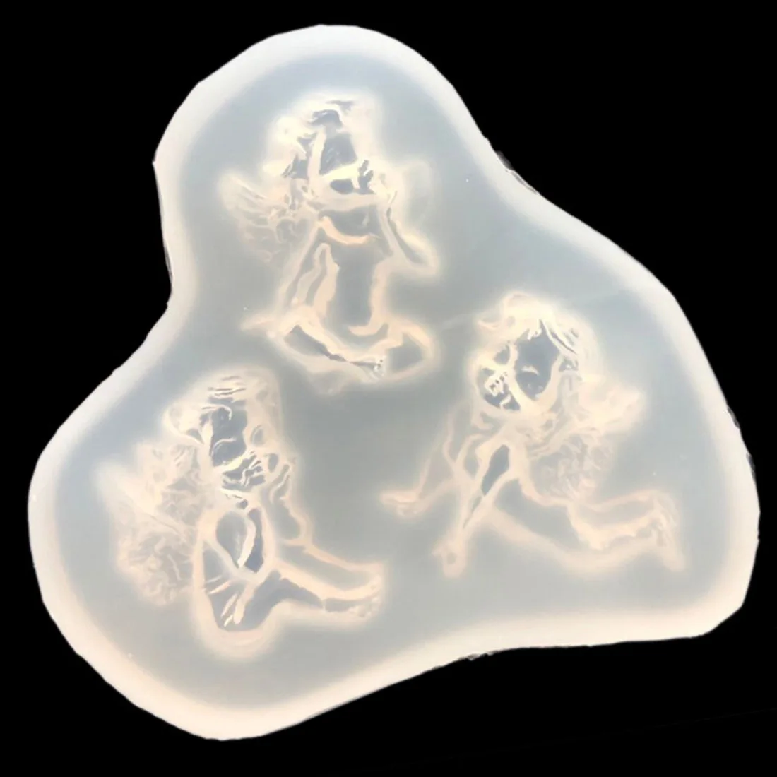 

Craft Type Resin Decorative resin molds epoxy combinations Mould jewelry Transparent Silicone little angel