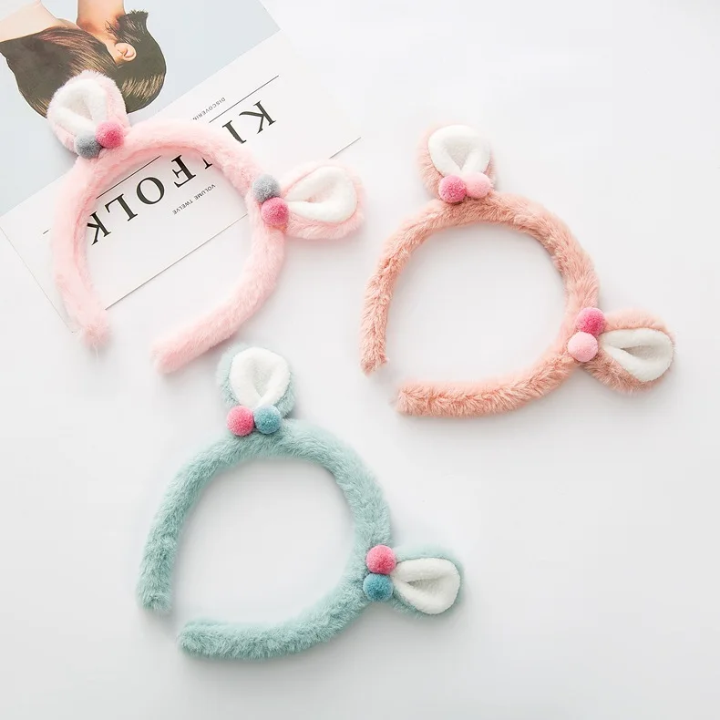 Бутик 10 шт. модные милые Мех животных кошачьи уши Hairbands Kawaii Solid Kawaii шар-помпон животных уши держатели головных уборов интимные аксессуары