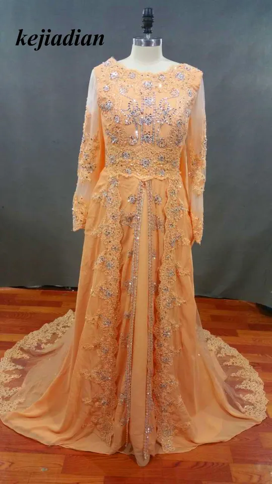 very orange dress