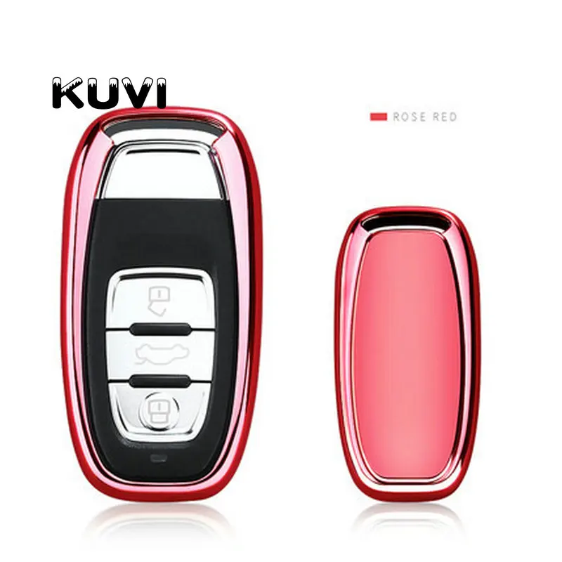 

Car TPU Remote Smart Key Cover Fob Case Shell For Audi A1 A3 A4 A5 A6 A7 A8 Quattro Q3 Q5 Q7 2009 2010 2011 2012 2013 2014 2015
