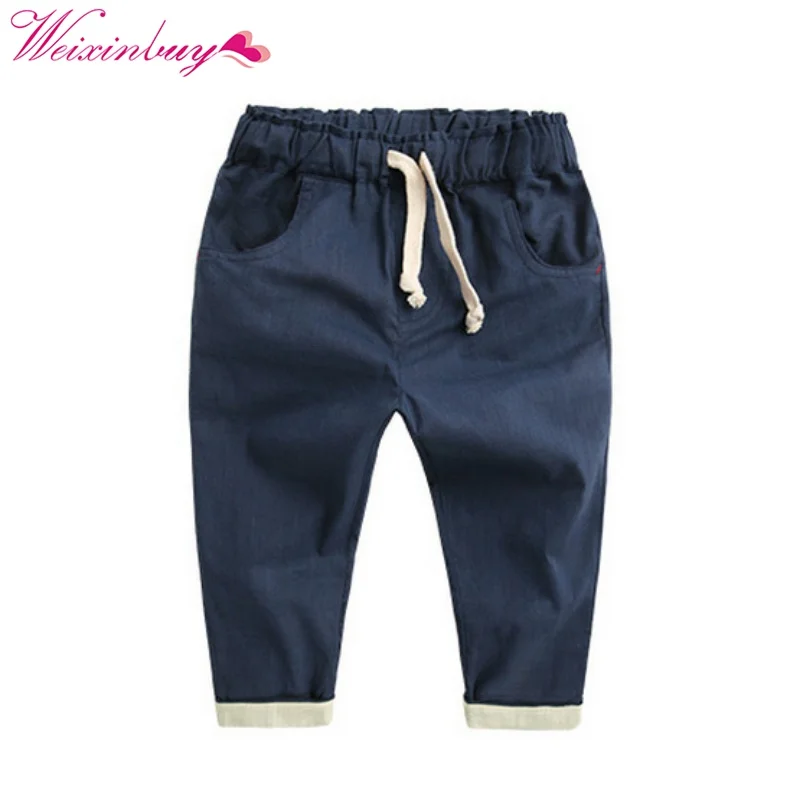

Boy Harem Long Pants Fashion Toddlers Casual Loose Trousers Summer Bottoms