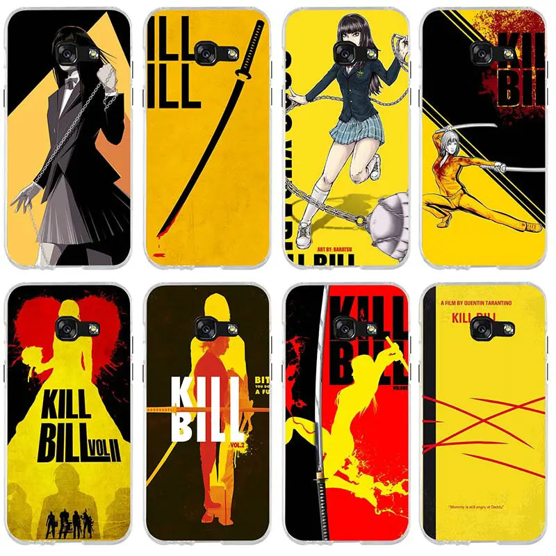 

Soft TPU Silicone Mobile Phone Cases For Samsung Galaxy J1 J2 J3 J4 J6 J5 J7 J8 A3 A5 A7 2015 2016 2017 2018 Bag Kill Bill Vol