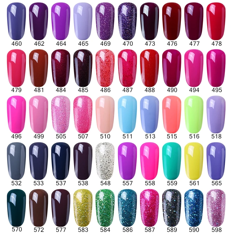 Elite99 15ml UV Gel Nail Gel Lacquer Curing Top Coating Base Foundation Acrylic Nail Kit Gel Nail Polish Pick Any 10pcs From 539