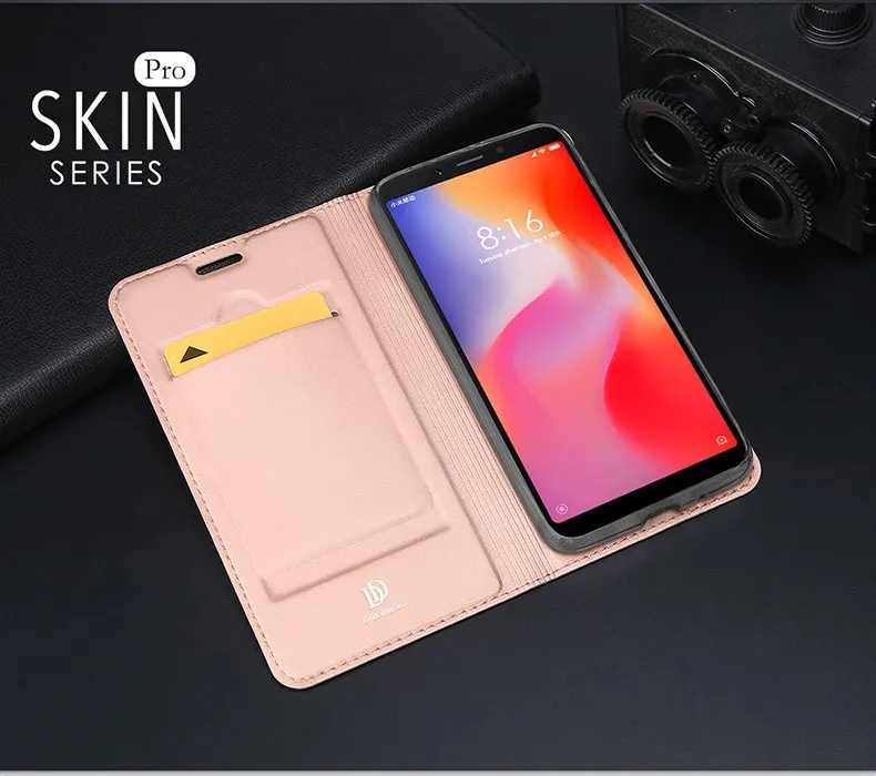 Xiaomi Redmi 6A чехол книжка кожа чехол на xiaomi redmi 6a бумажник чехол на сяоми редми 6а xiomi redmi6a 6 a 5.45" Телефонные Чехлы