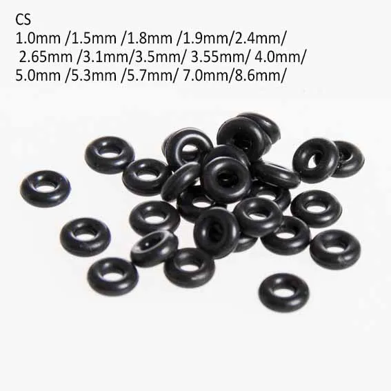 uxcell Round Rubber Oil Sealed O Ring Gasket Washer 20 Piece Black 14mm x 2.4mm