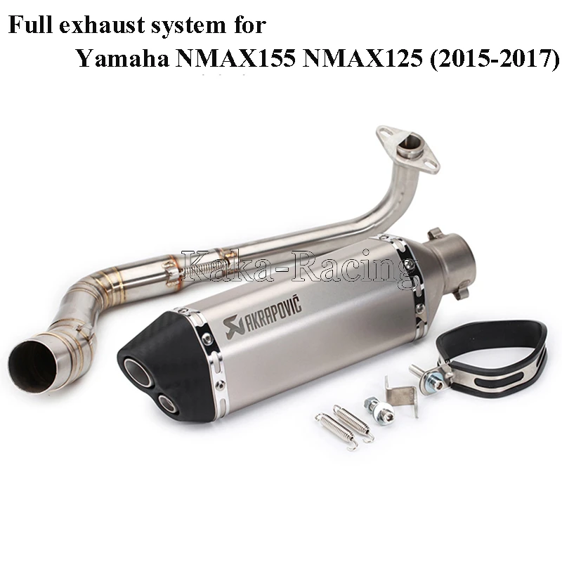 N MAX 155 мотоцикл Akrapovic глушитель выхлопной трубы для Yamaha NMAX155 NMAX125 NMAX 2015 2017|Выхлопные
