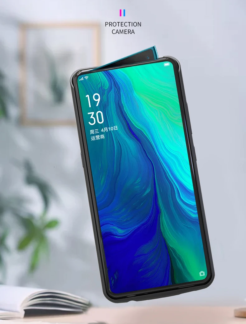 6500 мАч Внешний Мобильный блок питания для OPPO Reno/OPPO Reno Z чехол для зарядки аккумулятора беспроводной портативный для OPPO Reno 10x zoom