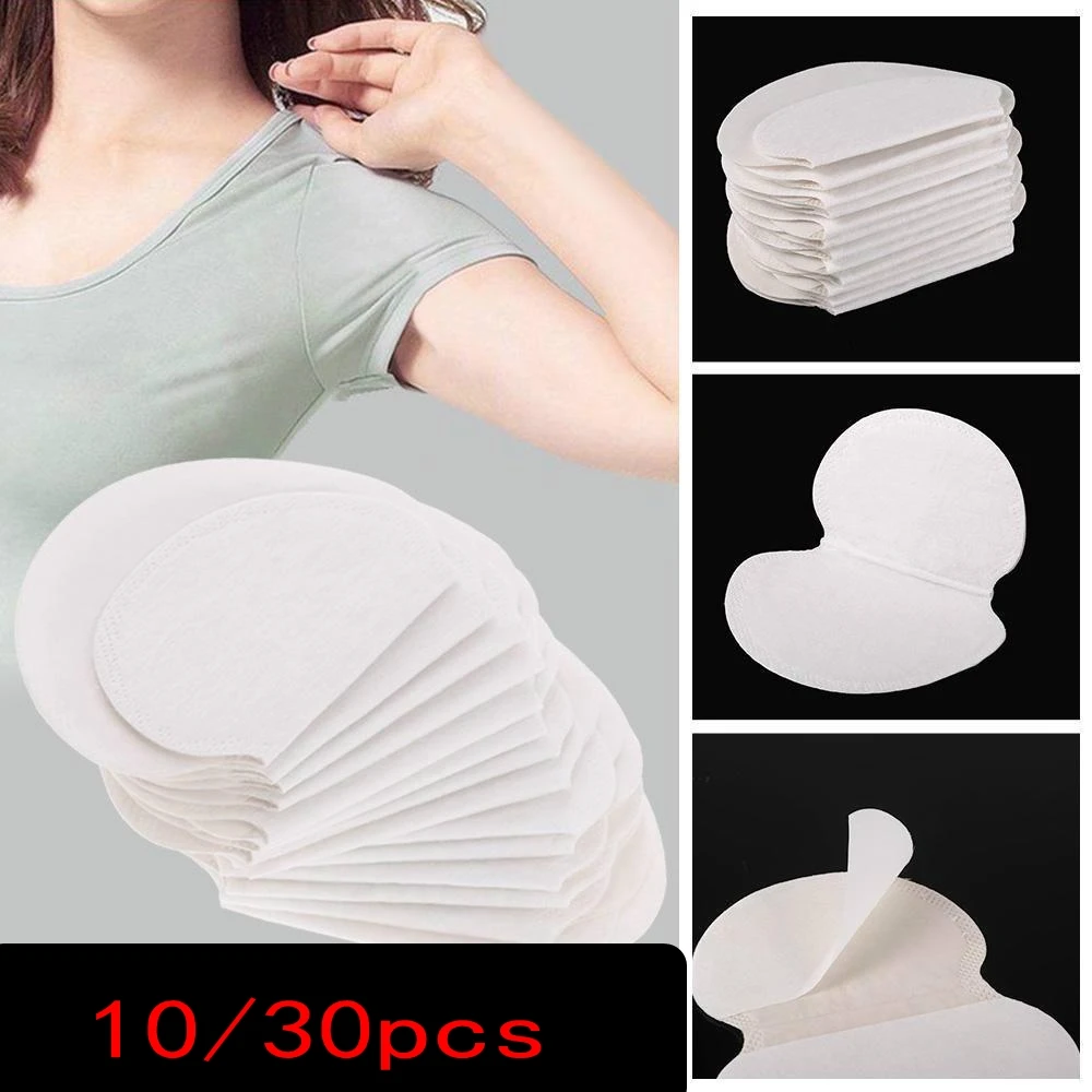 

10/30 Disposable Absorbing Underarm Sweat Guard Pads Deodorant Armpit Sheet Dress Clothing Shield Sweat Perspiration Pads